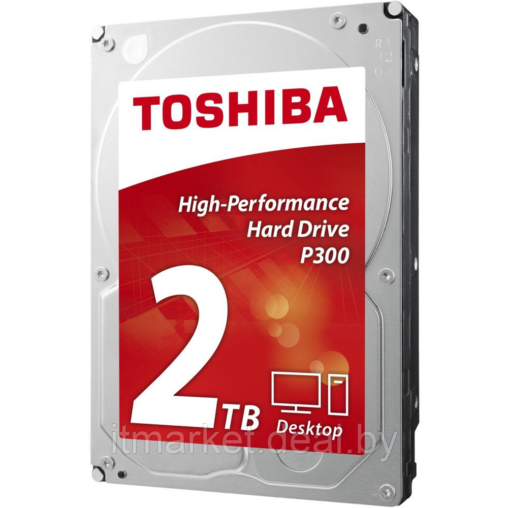 Жёсткий диск 2Tb Toshiba P300 HDWD120UZSVA (SATA-6Gb/s, 7200rpm, 64Mb) - фото 1 - id-p224249844