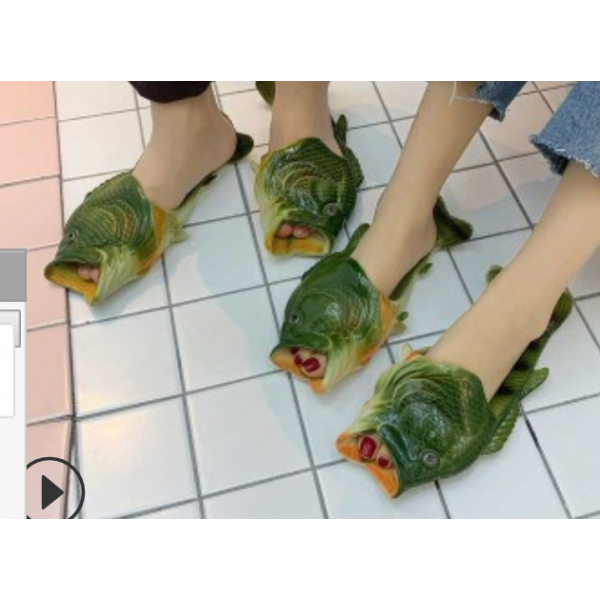Тапочки Рыбашаг зеленые, Размер обуви (40-41) - фото 5 - id-p125160880