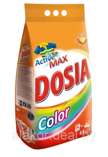 Порошок стиральный для ручной и машинной стирки Универсальный Color DOSIA 8.4 кг - фото 1 - id-p224272878