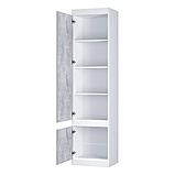 Пенал закрытый ПАСКАЛЬ (Белый/ Цемент светлый) BTS, фото 3