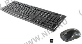 Logitech Wireless Combo MK270 (Кл-ра, FM,USB+Мышь 3кн,Roll,FM,USB) 920-004518