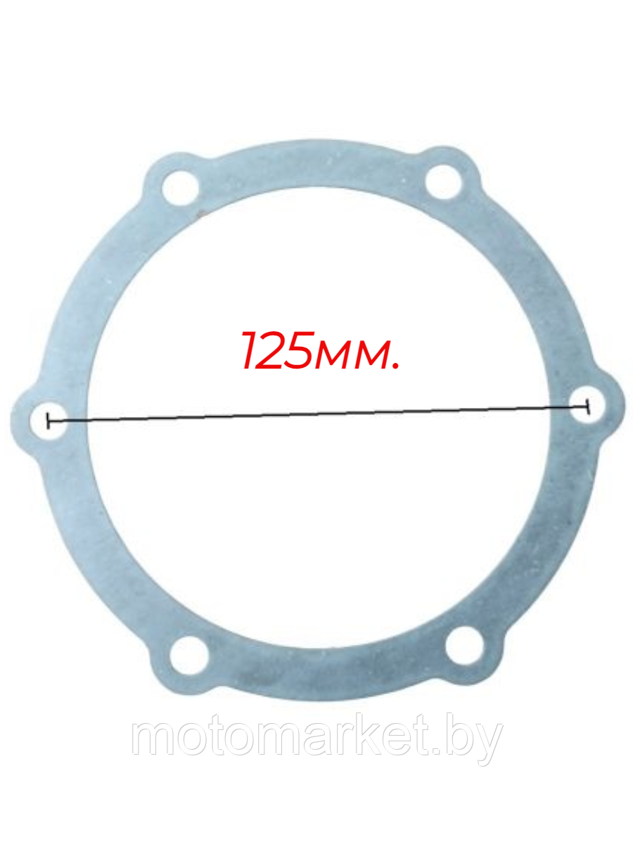 Прокладка  крышки редуктора (шестигранная ось 23мм)  мотоблока культиватора