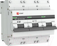 Выключатель автоматический EKF PROxima ВА 47-100 3P 32A (C) 10kA / mcb47100-3-32C-pro