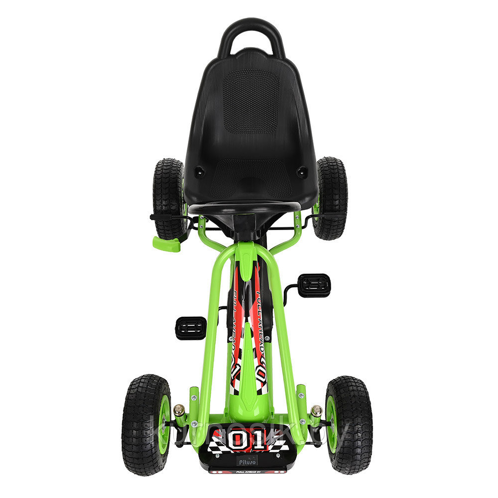 Педальный картинг детский PILSAN G201 надувные колеса зеленый - фото 9 - id-p224277067