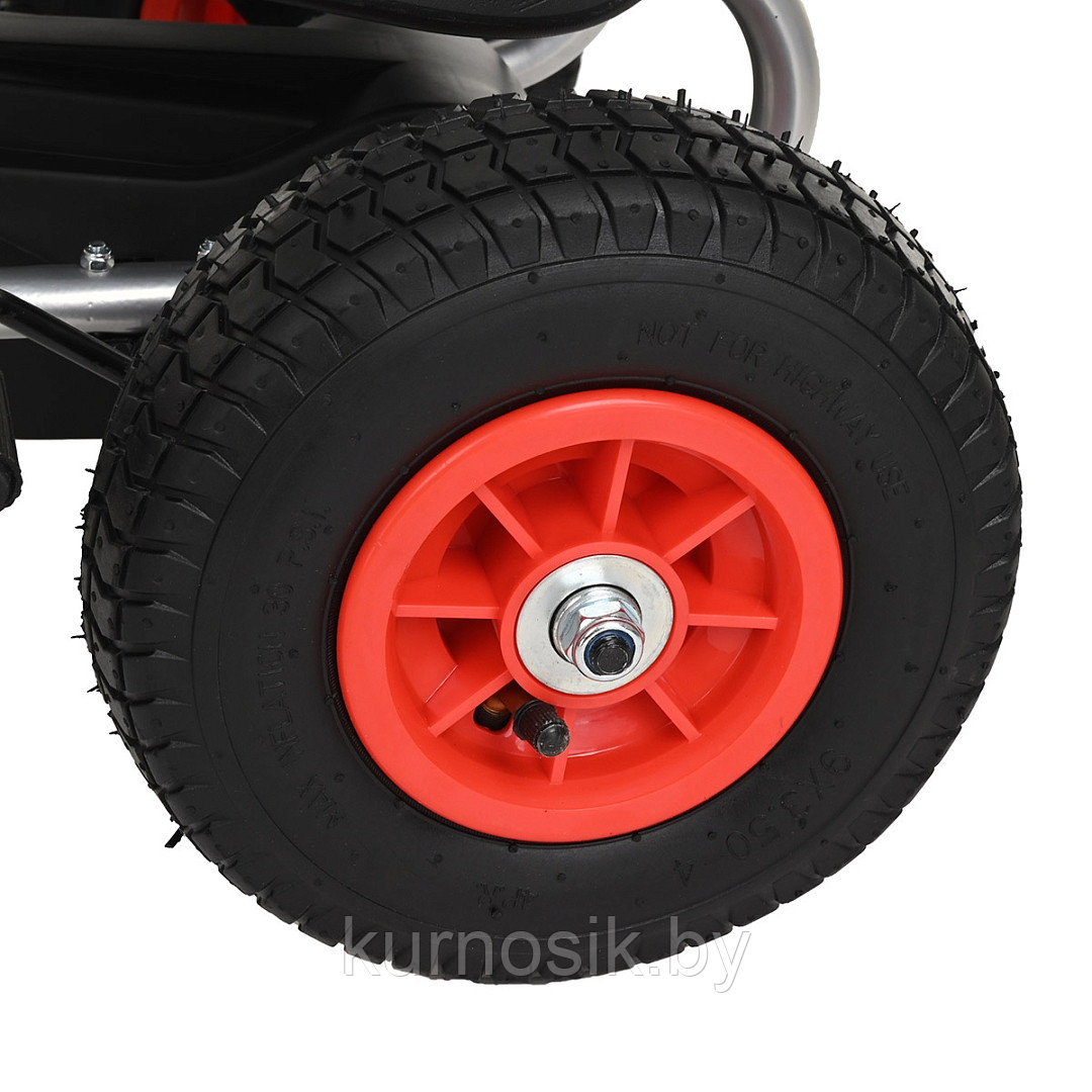 Педальный картинг детский PILSAN F638-1 надувные колеса красный - фото 8 - id-p224277085