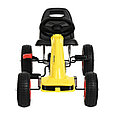 Педальный картинг детский PILSAN F638-1 надувные колеса желтый, фото 7