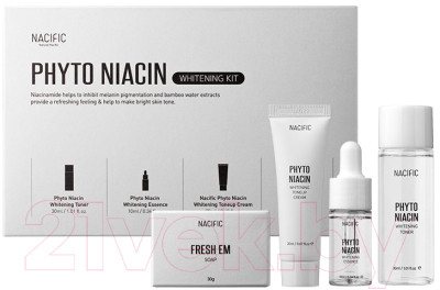 Набор косметики для лица Nacific Phyto Niacin Brightening Kit Мыло+Тонер+Эссенция+Крем - фото 1 - id-p224276051