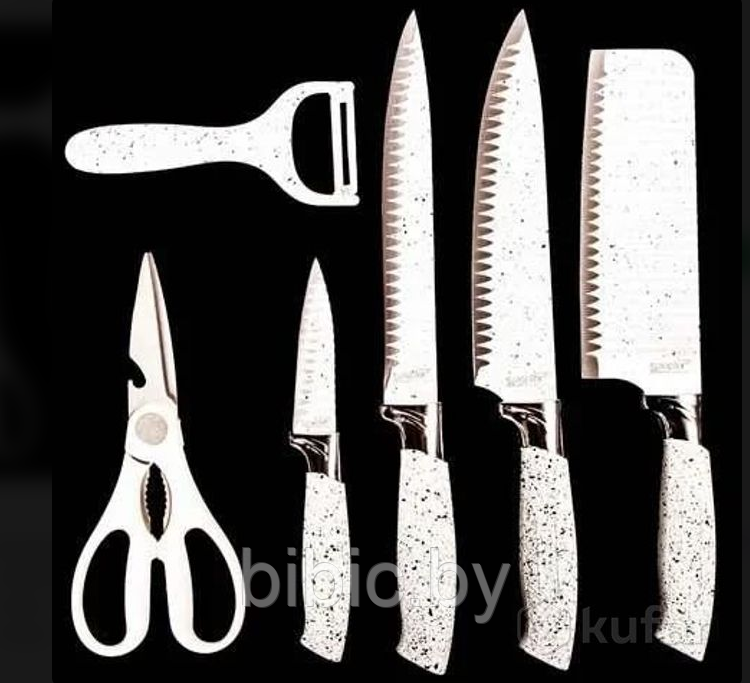 Набор ножей zepter на 6 предметов, ножи кухонные и принадлежности, нож кухонный цептер - фото 3 - id-p224277116