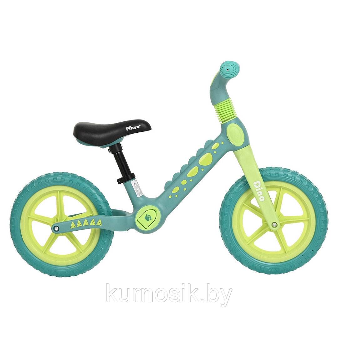 Беговел детский Pituso Dino колеса EVA 12" зеленый - фото 5 - id-p224277201