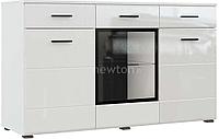 Комод НК-Мебель Gloss КМ-150 (белый/белый глянец)