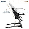 Стул для кормления 3 в1 электрокачели/стул/бустер Pituso Triola черный, фото 3
