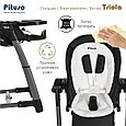 Стул для кормления 3 в1 электрокачели/стул/бустер Pituso Triola черный, фото 10