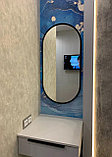 Зеркало EMZE Color Oval 45x90 (черный), фото 5