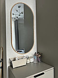 Зеркало EMZE Color Oval 45x90 (дуб), фото 4