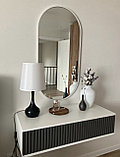 Зеркало EMZE Color Oval 50x100 (белый), фото 5