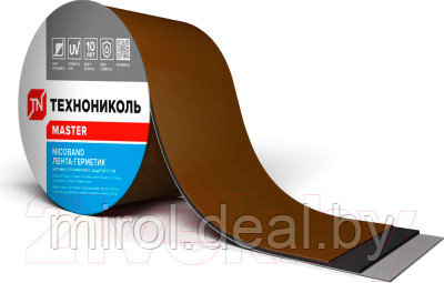 Гидроизоляционная лента Технониколь Nicoband 10см - фото 2 - id-p224278990