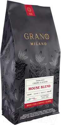 Кофе в зернах Grano Milano House Blend - фото 1 - id-p224279227