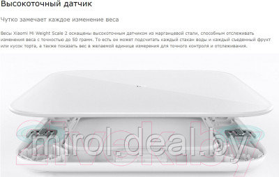 Напольные весы электронные Xiaomi Mi Smart Scale 2 White / NUN4056GL - фото 7 - id-p224279814