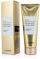 Пенка для умывания The Saem Snail Essential EX Wrinkle Solution Deep Cleansing Foam