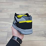 Кроссовки DC Stag Shoe Grey Black Yellow, фото 4