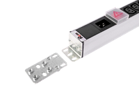 Вертикальный блок розеток Rem-16, 1 фаза 16A, выкл, 36 C13, 6 C19, 1420 мм, вх C20 IEC 320