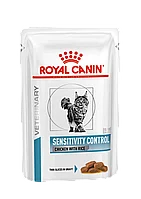 Royal Canin Sensitivity Control Chicken with Rice влажный корм (в соусе) для взрослых кошек, 85г (Россия)