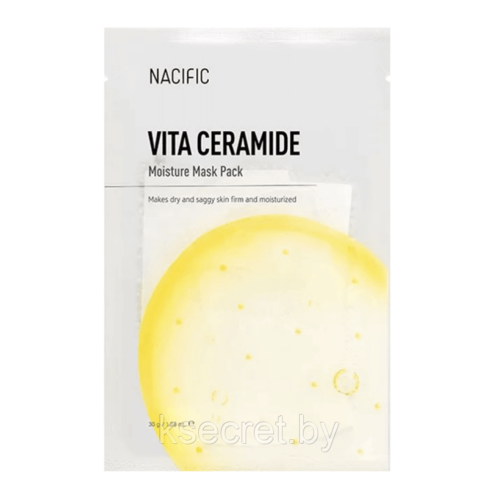 Увлажняющая маска для яркости тона NACIFIC Vita Ceramide Moisture Mask Pack - фото 1 - id-p224284085