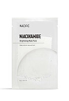 Nacific Niacinamide Brightening Mask Pack маска для лица осветляющая с ниацинамидом на тканевой основе