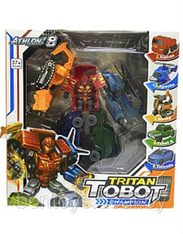 Игрушка Робот-трансформер Тобот Тритан Чемпион - фото 1 - id-p224284862