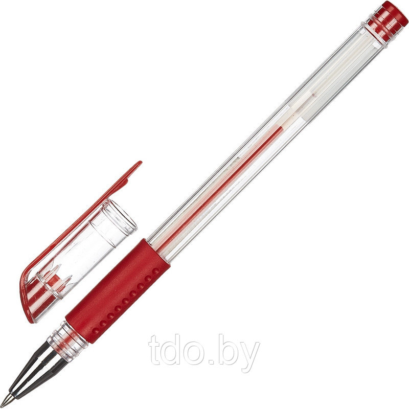 Ручка гелевая Attache Economy, линия 0,5мм, красная, 24 штуки - фото 1 - id-p224285432