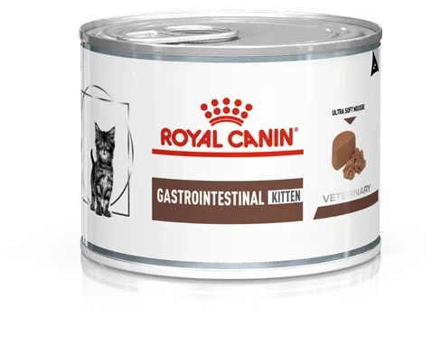 Корм влажный диетический Royal Canin Gastrointestinal Kitten для котят (мусс)195гр.
