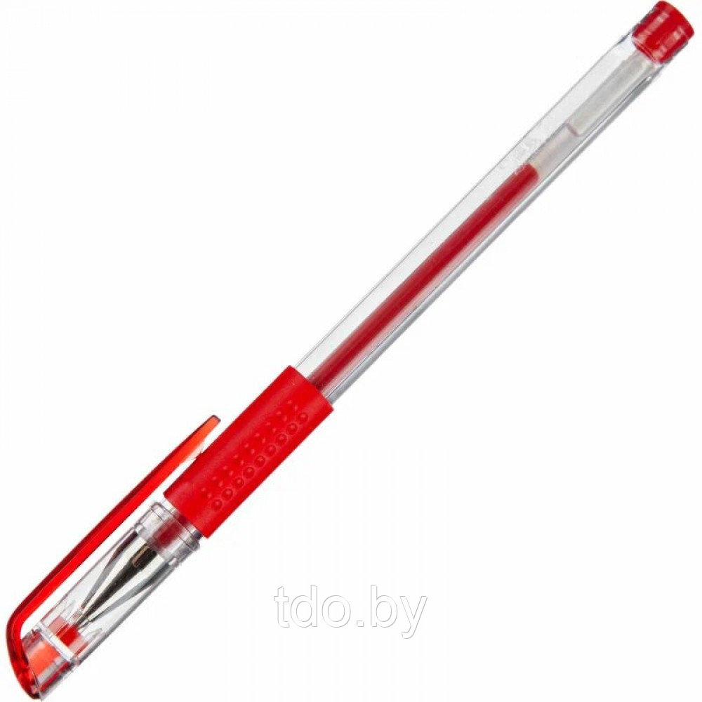 Ручка гелевая Deli Daily, линия 0,5мм, красная, 12 штук - фото 2 - id-p224285488