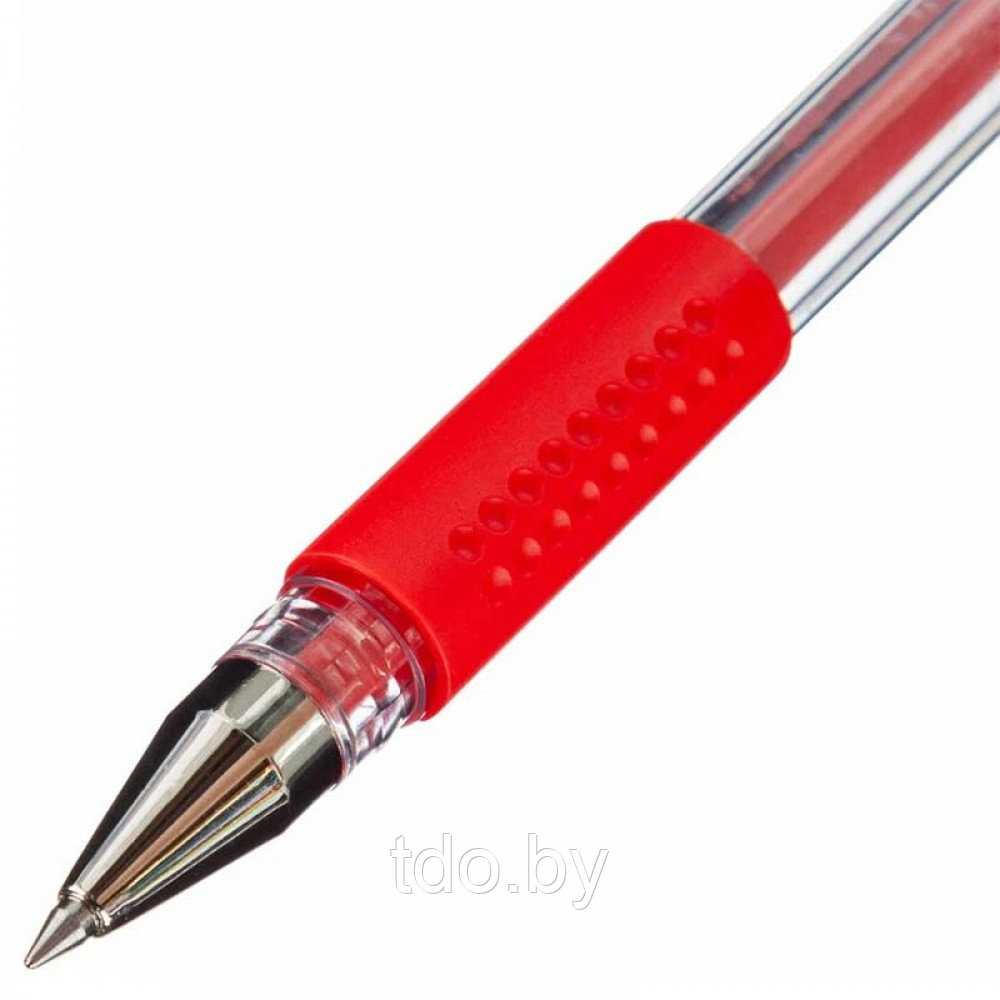 Ручка гелевая Deli Daily, линия 0,5мм, красная, 12 штук - фото 3 - id-p224285488
