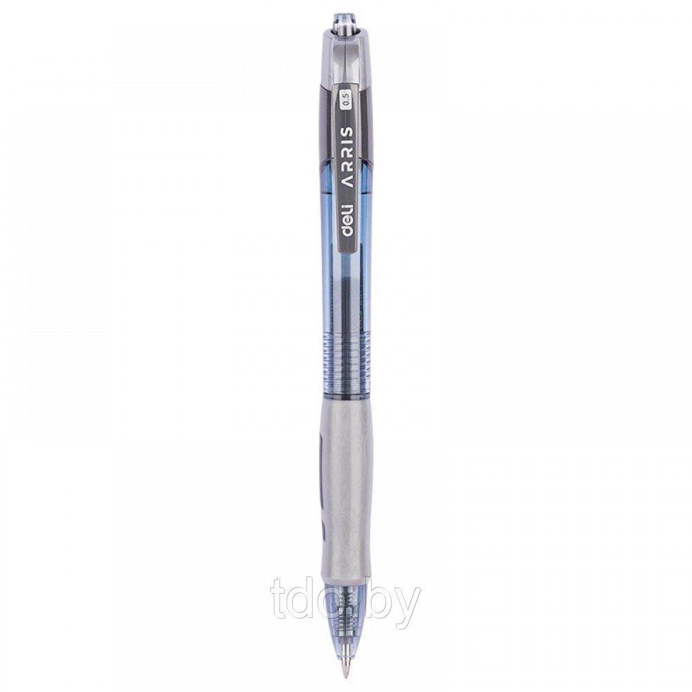 Ручка гелевая автоматическая Deli Arris, линия 0,5мм, чёрная, 12 штук - фото 3 - id-p224285773