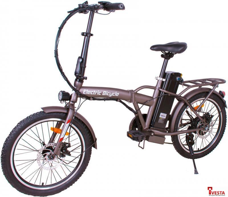Электровелосипед Hiper Engine BF200 2021 (коричневый) - фото 6 - id-p224286223