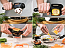 Ручной измельчитель овощей и фруктов Nicer Dicer Quick (овощерезка с контейнером 5 в 1), цвета MIX Оранжевый, фото 9