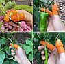 Садовый нож секатор на палец для сада и огорода Ноготок (напальчник, обрезчик) (набор из 6 предметов), фото 6