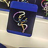 Брошь "Гимнастка" с лентой, Фиолетовая в золоте, фото 6