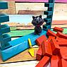 Легендарная логическая настольная игра "Кошка на стене" (шпателем выдвигать кирпичики и не уронить кошку), фото 6