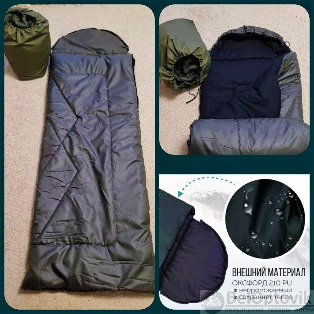 Спальный мешок с подголовником «Big Boy» одеяло Комфорт+ (225*72, до -15С) РБ, цвет Микс - фото 7 - id-p224288340
