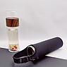 Стеклянная бутылка - термос Zorro с ситечком и чехлом 450 мл. / Двойные стенки, фото 10