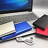 Портативное зарядное устройство Power Bank 10000 mAh / Micro, Type C, 2 USB-выхода, Синий, фото 4