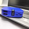 Портативное зарядное устройство Power Bank 10000 mAh / Micro Usb, Type C, Lightninng- вход, 2 USB-выхода,, фото 6