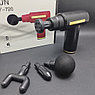 Компактный портативный мышечный массажер (массажный перкуссионный ударный пистолет) Massage Gun SY-720 (4, фото 9