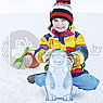 Объемная формочка 3D для песка и снега Beach Toys Салатовый Пингвин, фото 2