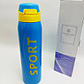 Спортивная бутылка - термос из нержавеющей стали с поилкой и трубочкой Sport 0.5 литра Голубая, фото 10