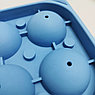 Форма для льда и мороженого силиконовая на 4 шара / 4 ровных шарика льда, фото 10