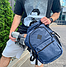 Городской рюкзак Gerk с USB и отделением для ноутбука до 17,32" Синий, фото 4