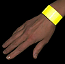 Светоотражающий SLAP- браслет, 22 см / фликер на руку, на коляску / самоскручивающийся / безопасность для, фото 8