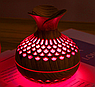 Увлажнитель (аромадиффузор) воздуха Flower Humidifier SX-E342 с функцией ночника 300 ml Темное дерево, фото 5